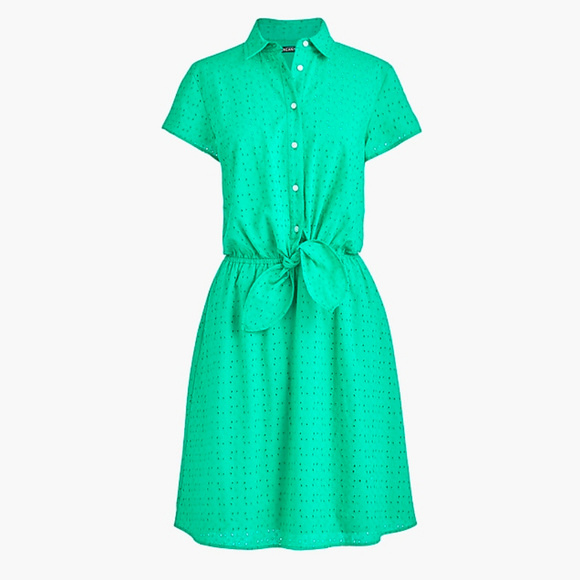 🆕 NWT 💚 J. Crew Factory eyelet dress - Picture 3 of 4